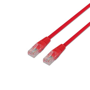 AISENS A133-0187 cabo de rede Vermelho 0,5 m Cat5e U UTP (UTP)