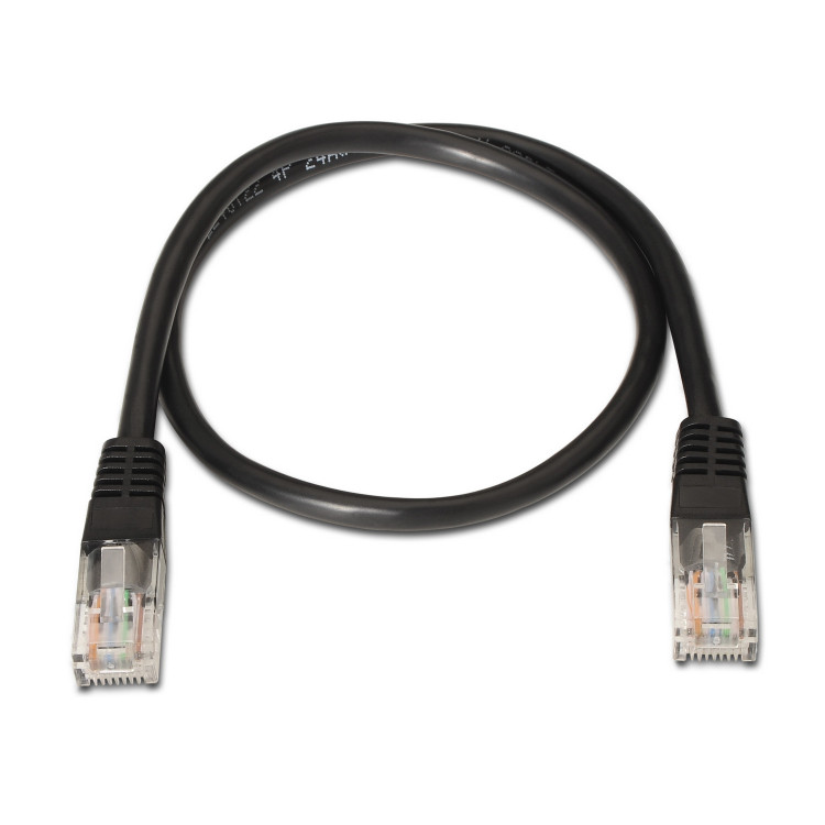 AISENS A133-0203 cabo de rede Preto 1 m Cat5e U UTP (UTP)
