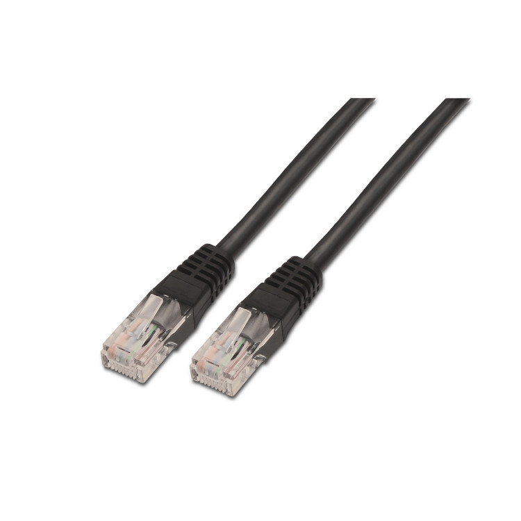 AISENS A135-0258 cabo de rede Preto 1 m Cat6 U UTP (UTP)