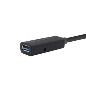 AISENS A105-0408 cabo USB USB 3.2 Gen 1 (3.1 Gen 1) 10 m USB A Preto 2