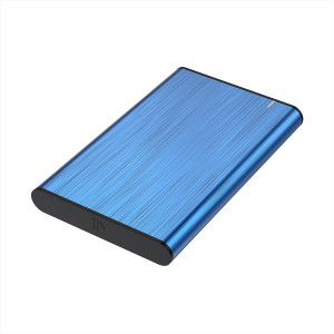 AISENS ASE-2525BLU Caixa para Discos Rígidos Compartimento SSD Azul 2.5" 2