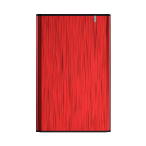 AISENS ASE-2525RED Caixa para Discos Rígidos Compartimento SSD Vermelho 2.5"