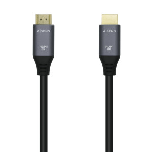 AISENS A150-0425 cabo HDMI 0,5 m HDMI Type A (Standard) Preto, Cinzento