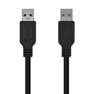 AISENS A105-0446 cabo USB USB 3.2 Gen 1 (3.1 Gen 1) 1 m USB A Preto