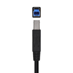 AISENS A105-0444 cabo USB USB 3.2 Gen 1 (3.1 Gen 1) 2 m USB A USB B Preto 2