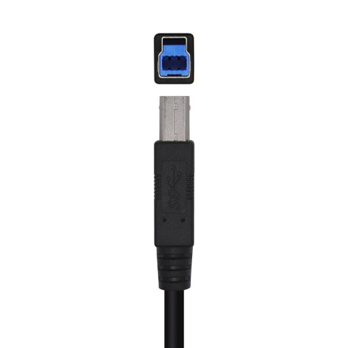 AISENS A105-0444 cabo USB USB 3.2 Gen 1 (3.1 Gen 1) 2 m USB A USB B Preto AISENS A105-0444 cabo USB USB 3.2 Gen 1 (3.1 Gen 1) 2 m USB A USB B Preto