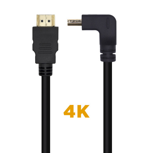 AISENS A120-0457 cabo HDMI 2 m HDMI Type A (Standard) Preto