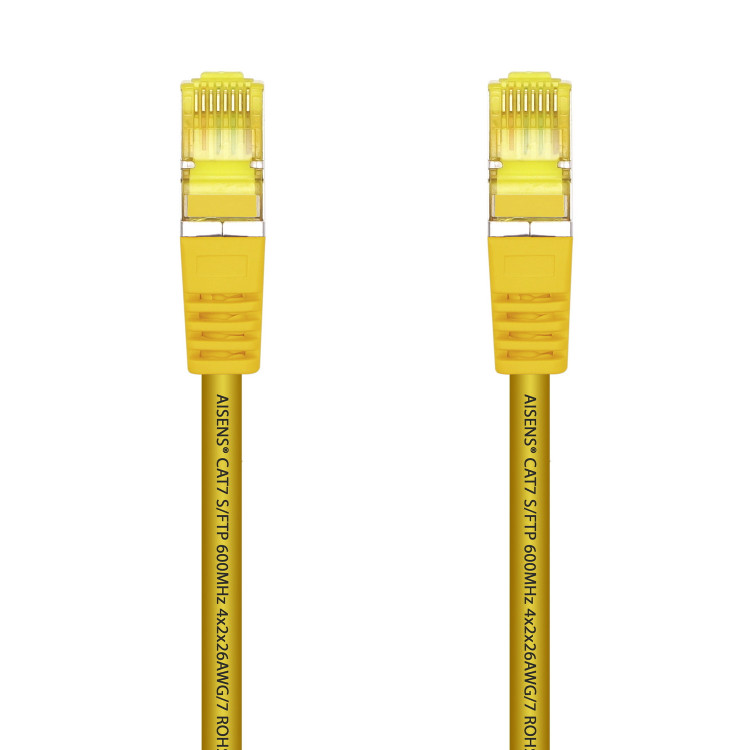 AISENS A146-0473 cabo de rede Amarelo 0,5 m Cat7 S FTP (S-STP)