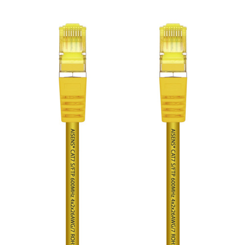 AISENS A146-0473 cabo de rede Amarelo 0,5 m Cat7 S FTP (S-STP) AISENS A146-0473 cabo de rede Amarelo 0,5 m Cat7 S FTP (S-STP)
