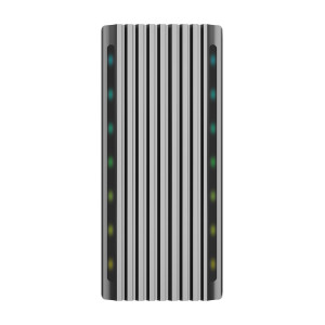 AISENS ASM2-RGB011GR Caixa para Discos Rígidos Compartimento SSD Cinzento M.2 2