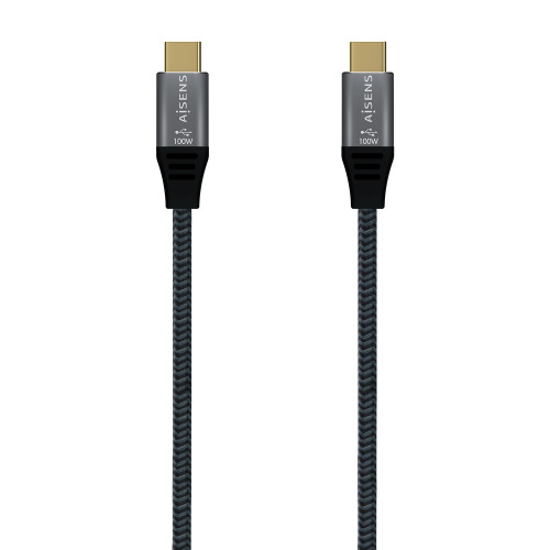 AISENS A107-0629 cabo USB USB 2.0 2 m USB C Cinzento AISENS A107-0629 cabo USB USB 2.0 2 m USB C Cinzento