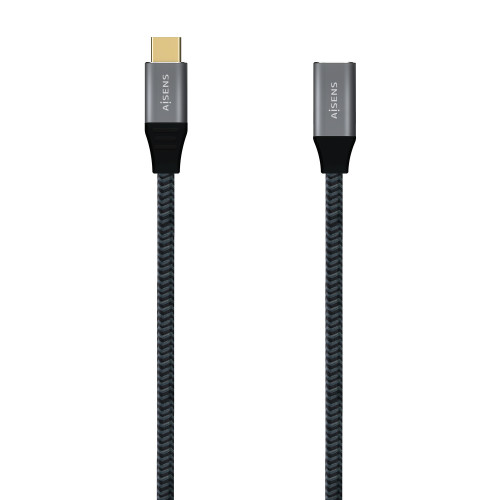AISENS A107-0635 cabo USB USB4 Gen 2x2 1 m USB C Cinzento AISENS A107-0635 cabo USB USB4 Gen 2x2 1 m USB C Cinzento