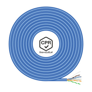AISENS A135-0662 cabo de rede Azul 100 m Cat6 U UTP (UTP) 2