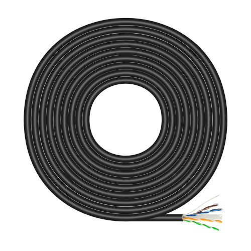 AISENS A135-0675 cabo de rede Preto 100 m Cat6 U UTP (UTP) AISENS A135-0675 cabo de rede Preto 100 m Cat6 U UTP (UTP)