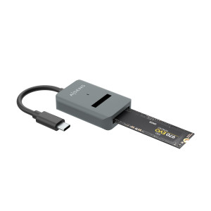 AISENS ASUC-M2D012-GR Caixa para Discos Rígidos Compartimento SSD Cinzento M.2 2