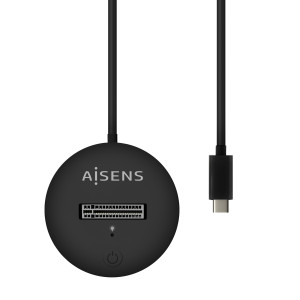 AISENS ASUC-M2D013-BK Caixa para Discos Rígidos Compartimento SSD Preto M.2 2