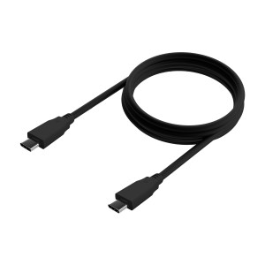 AISENS A107-0701 cabo USB USB 3.2 Gen 2x2 0,6 m USB C Preto 2