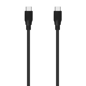 AISENS A107-0702 cabo USB USB 3.2 Gen 2x2 1 m USB C Preto