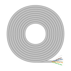 AISENS A135-0743 cabo de rede Cinzento 500 m Cat6 U UTP (UTP)