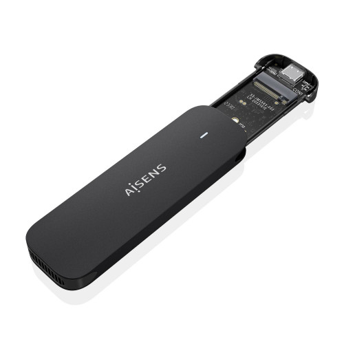 AISENS ASM2-024B Caixa para Discos Rígidos Compartimento SSD Preto M.2