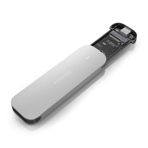AISENS ASM2-025SL Caixa para Discos Rígidos Compartimento SSD Prateado M.2 AISENS ASM2-025SL Caixa para Discos Rígidos Compartimento SSD Prateado M.2