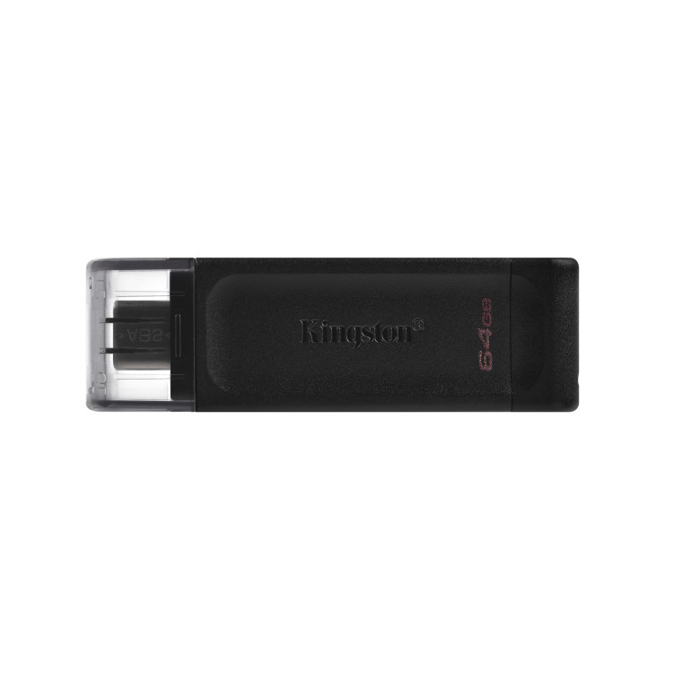 Kingston Technology DataTraveler 70 unidade de memória USB 64 GB USB Type-C 3.2 Gen 1 (3.1 Gen 1) Preto
