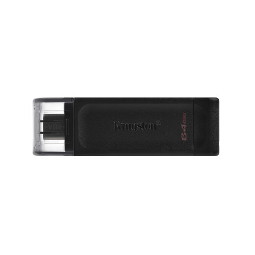 Kingston Technology DataTraveler 70 unidade de memória USB 64 GB USB Type-C 3.2 Gen 1 (3.1 Gen 1) Preto Kingston Technology DataTraveler 70 unidade de memória USB 64 GB USB Type-C 3.2 Gen 1 (3.1 Gen 1) Preto
