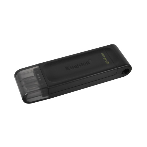 Kingston Technology DataTraveler 70 unidade de memória USB 64 GB USB Type-C 3.2 Gen 1 (3.1 Gen 1) Preto Kingston Technology DataTraveler 70 unidade de memória USB 64 GB USB Type-C 3.2 Gen 1 (3.1 Gen 1) Preto