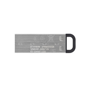 Kingston Technology DataTraveler Kyson unidade de memória USB 64 GB USB Type-A 3.2 Gen 1 (3.1 Gen 1) Prateado 2