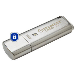 Kingston Technology IronKey Locker+ 50 unidade de memória USB 32 GB USB Type-A 3.2 Gen 1 (3.1 Gen 1) Prateado 2