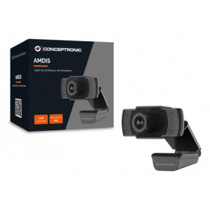 Conceptronic AMDIS01B webcam 2 MP 1920 x 1080 pixels USB 2.0 Preto 2