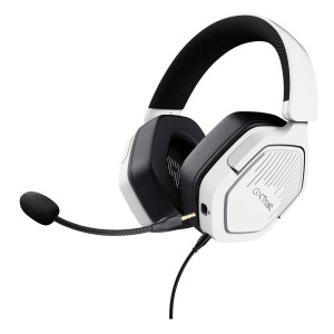 Trust GXT492W Carus Auscultadores Com fios Fita de cabeça Jogos Branco