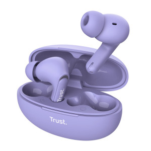 Trust Yavi Auscultadores True Wireless Stereo (TWS) Intra-auditivo Chamadas Música USB Type-C Bluetooth Roxo