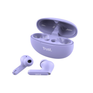 Trust Yavi Auscultadores True Wireless Stereo (TWS) Intra-auditivo Chamadas Música USB Type-C Bluetooth Roxo 2