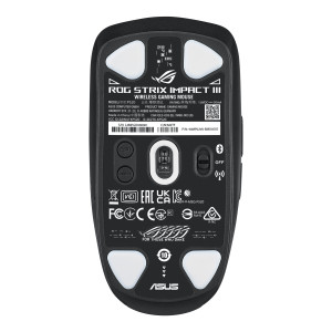 ASUS ROG Strix Impact III Wireless rato Jogos Ambidestro RF Wireless + Bluetooth Ótico 36000 DPI 2