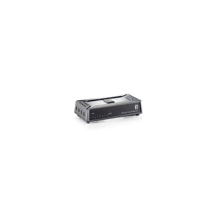 LevelOne FSW-0808TX switch de rede Não-gerido Fast Ethernet (10 100) Cinzento