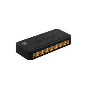 LevelOne FEU-0812 switch de rede Não-gerido Fast Ethernet (10 100) Preto