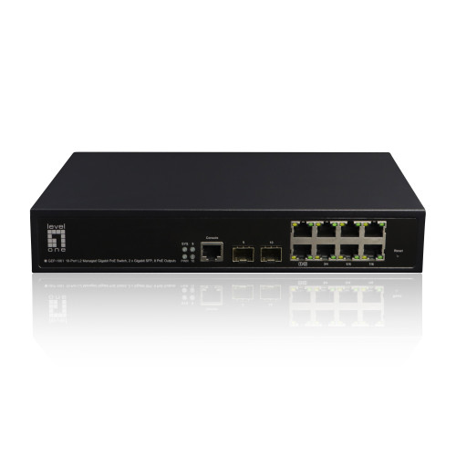 LevelOne GEP-1061 switch de rede Gerido L2 Gigabit Ethernet (10 100 1000) Power over Ethernet (PoE) Preto LevelOne GEP-1061 switch de rede Gerido L2 Gigabit Ethernet (10 100 1000) Power over Ethernet (PoE) Preto