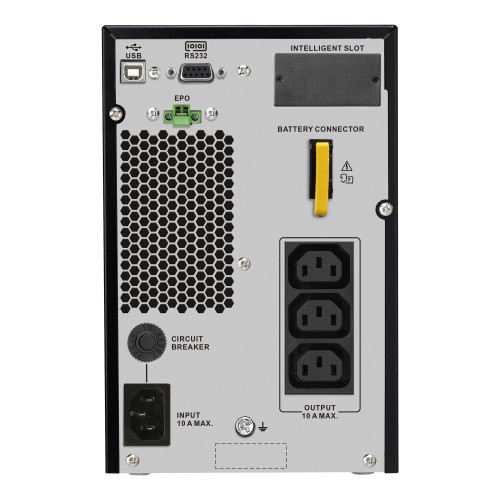 APC SRV1KI-E UPS Dupla conversão (Online) 1 kVA 900 W 3 tomada(s) CA APC SRV1KI-E UPS Dupla conversão (Online) 1 kVA 900 W 3 tomada(s) CA