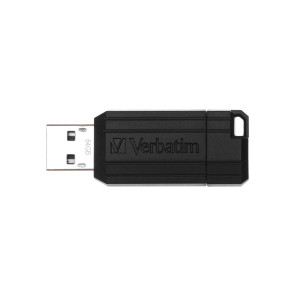 Verbatim PinStripe unidade de memória USB 64 GB USB Type-A 2.0 Preto
