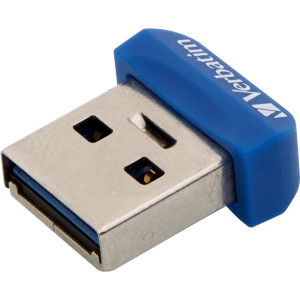 Verbatim Store 'n' Stay Nano unidade de memória USB 64 GB USB Type-A 3.2 Gen 1 (3.1 Gen 1) Azul