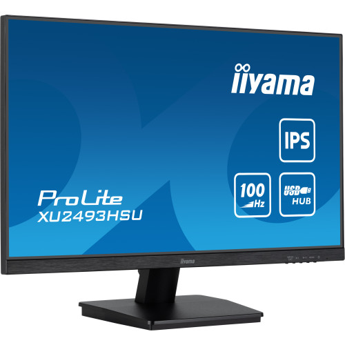 iiyama ProLite XU2493HSU-B7 monitor de ecrã 60,5 cm (23.8") 1920 x 1080 pixels Full HD LED Preto iiyama ProLite XU2493HSU-B7 monitor de ecrã 60,5 cm (23.8") 1920 x 1080 pixels Full HD LED Preto