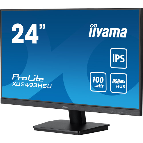 iiyama ProLite XU2493HSU-B7 monitor de ecrã 60,5 cm (23.8") 1920 x 1080 pixels Full HD LED Preto iiyama ProLite XU2493HSU-B7 monitor de ecrã 60,5 cm (23.8") 1920 x 1080 pixels Full HD LED Preto