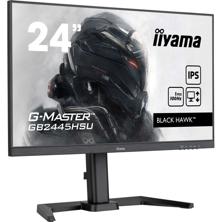 iiyama G-MASTER GB2445HSU-B2 LED display 58,4 cm (23") 1920 x 1080 pixels Full HD Preto