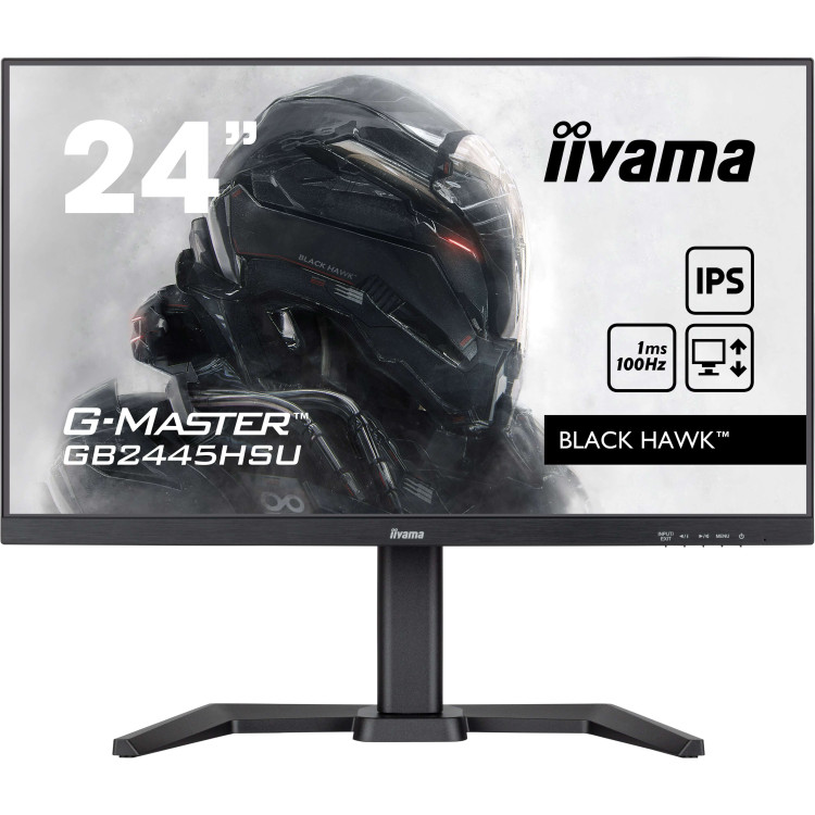 iiyama G-MASTER GB2445HSU-B2 LED display 58,4 cm (23") 1920 x 1080 pixels Full HD Preto