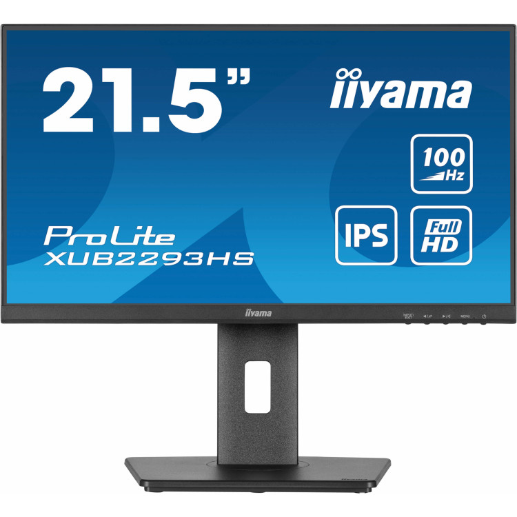 iiyama ProLite XUB2293HS-B6 monitor de ecrã 54,6 cm (21.5") 1920 x 1080 pixels Full HD LED Preto