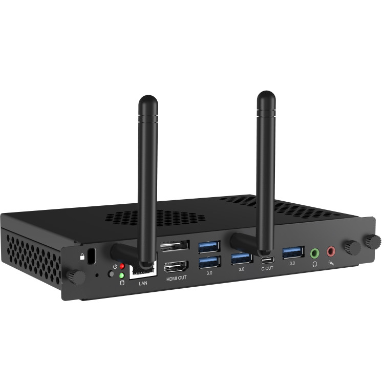 iiyama OPC51204BC-1 PC workstation Intel® Core™ i5 i5-12450H 8 GB DDR4-SDRAM 256 GB SSD Windows 11 IoT Enterprise Mini PC Preto