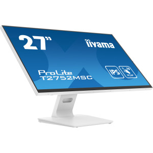 iiyama ProLite T2752MSC-W1 monitor de ecrã 68,6 cm (27") 1920 x 1080 pixels Full HD LED Ecrã táctil Branco