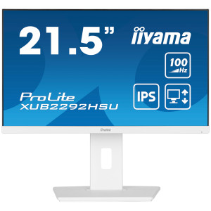 iiyama ProLite XUB2292HSU-W6 monitor de ecrã 54,6 cm (21.5") 1920 x 1080 pixels Full HD LED Branco 2