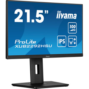 iiyama ProLite XUB2292HSU-B6 monitor de ecrã 54,6 cm (21.5") 1920 x 1080 pixels Full HD LED Preto